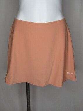 Nike Peach Orange VICTORY FLOUNCY Skort Women's M Medium
